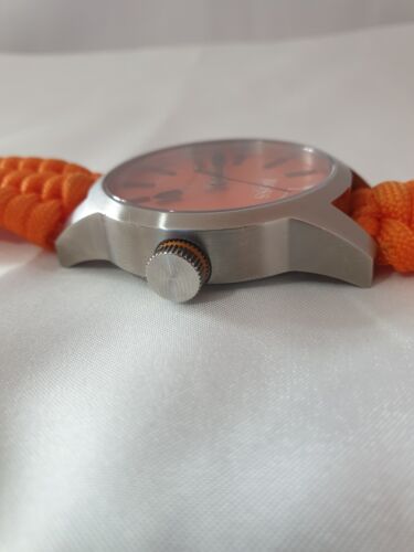 *RARE* 44MM MENS ORANGE DIAL HUGO BOSS ORANGE TOKYO WRIST WATCH HB.268.1.14.2788